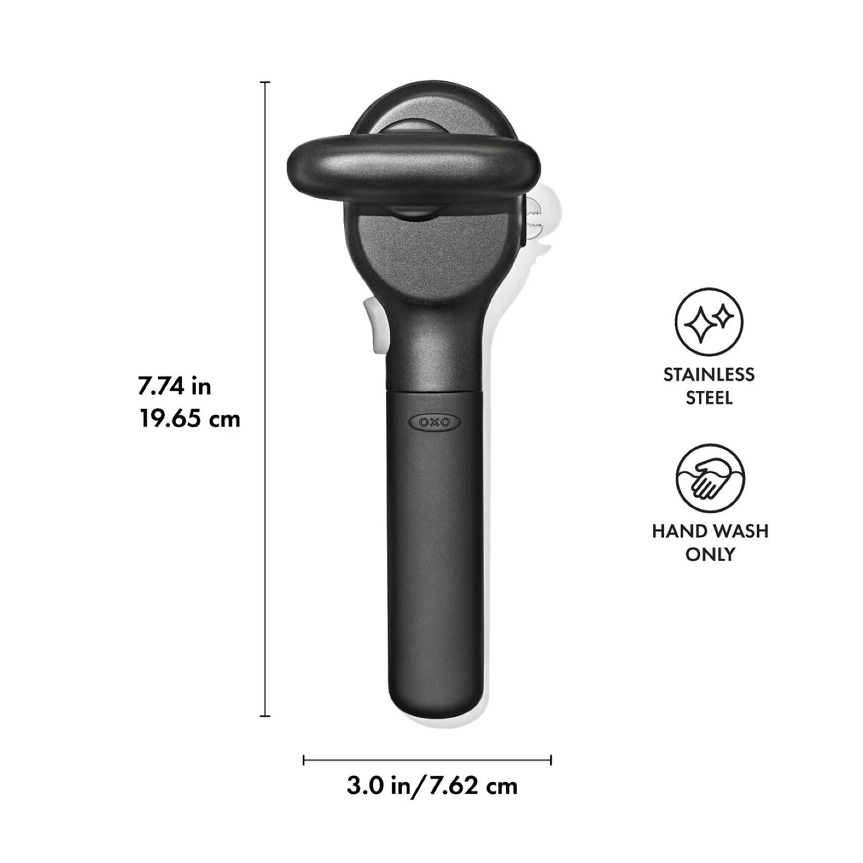 OXO Good Grips Smooth Edge Can Opener β Black - Image 7