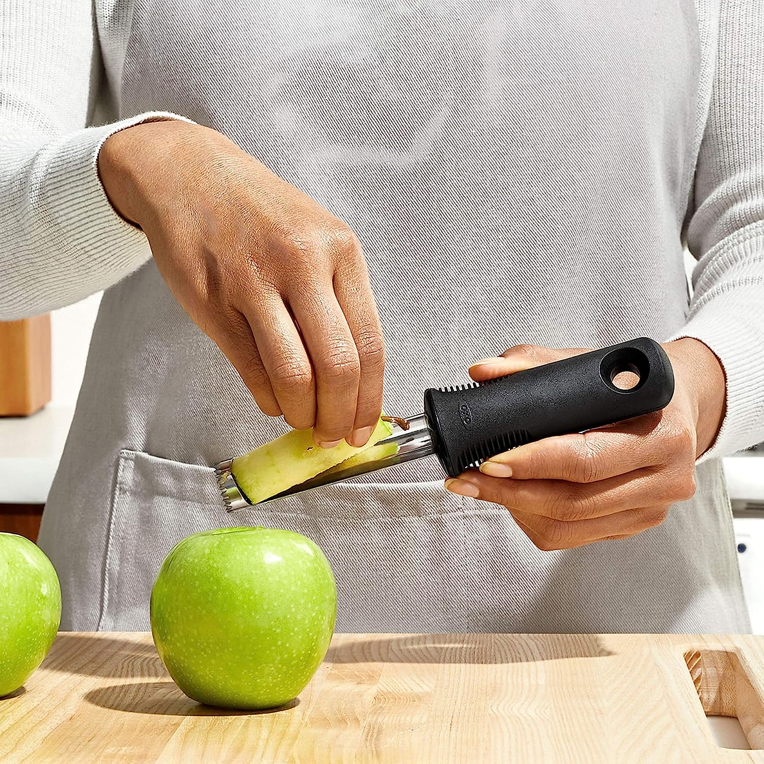 OXO Good Grips Stainless Apple Corer - Image 3