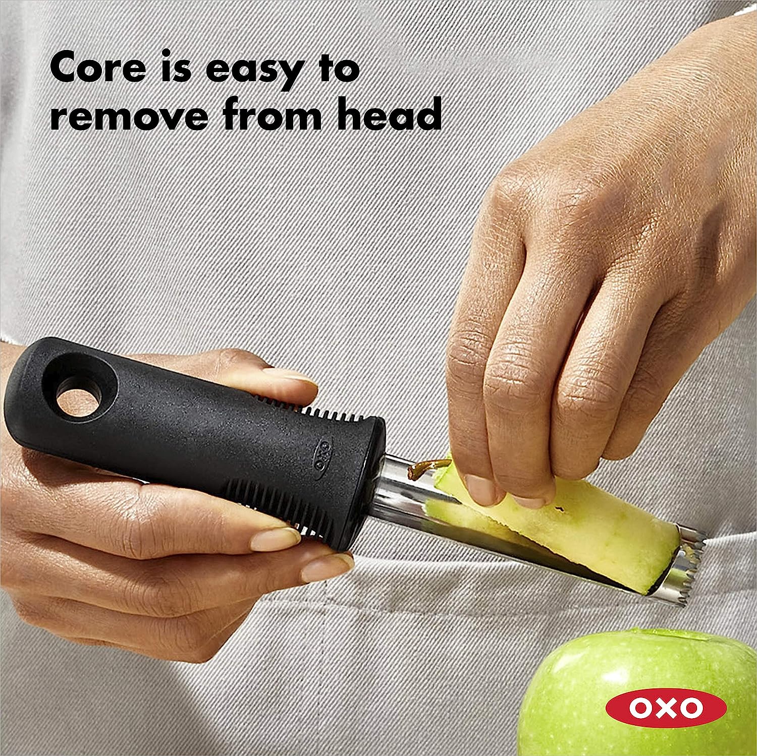 OXO Good Grips Stainless Apple Corer - Image 5