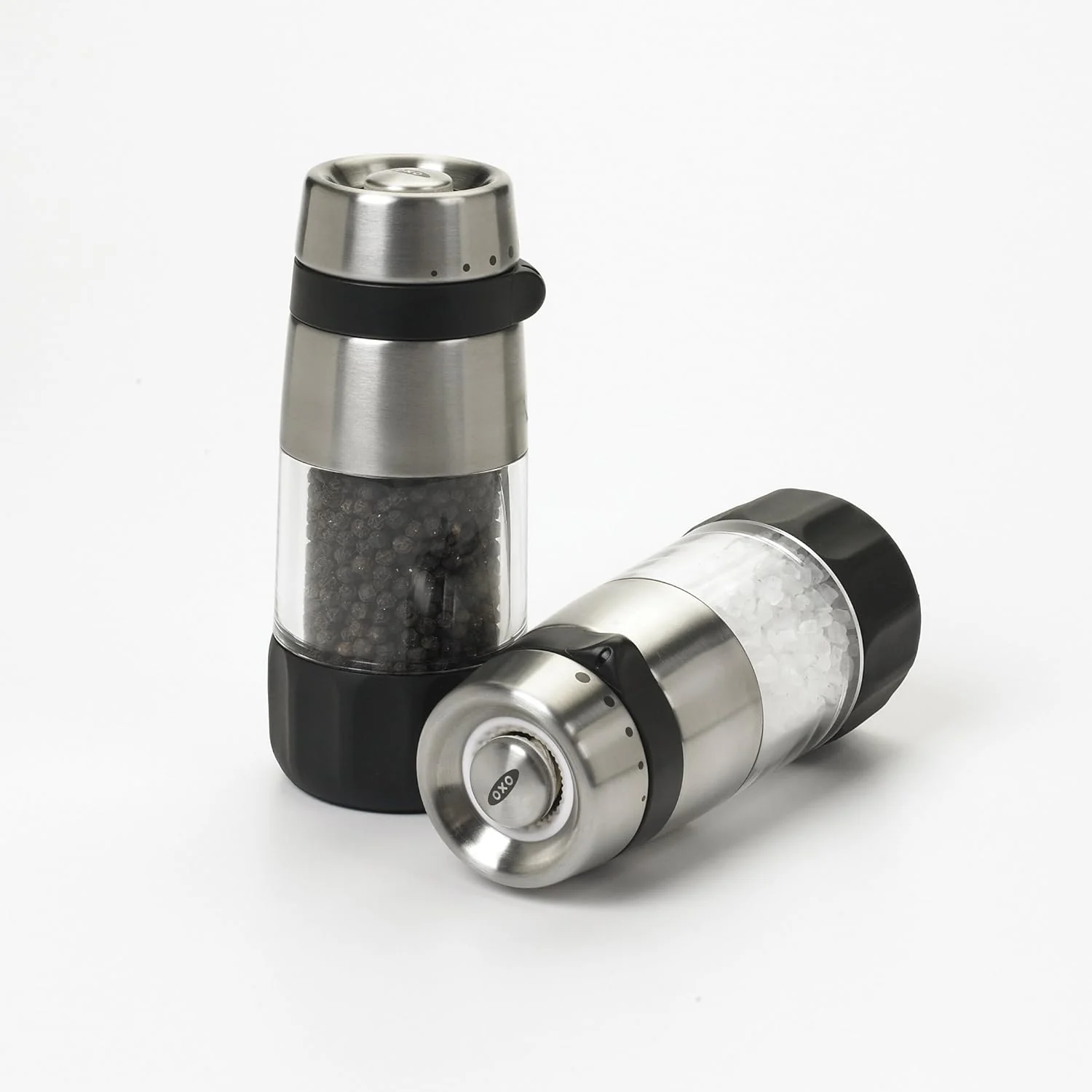 OXO Good Grips Stainless Steel Salt and Pepper Grinder Set - Image 4
