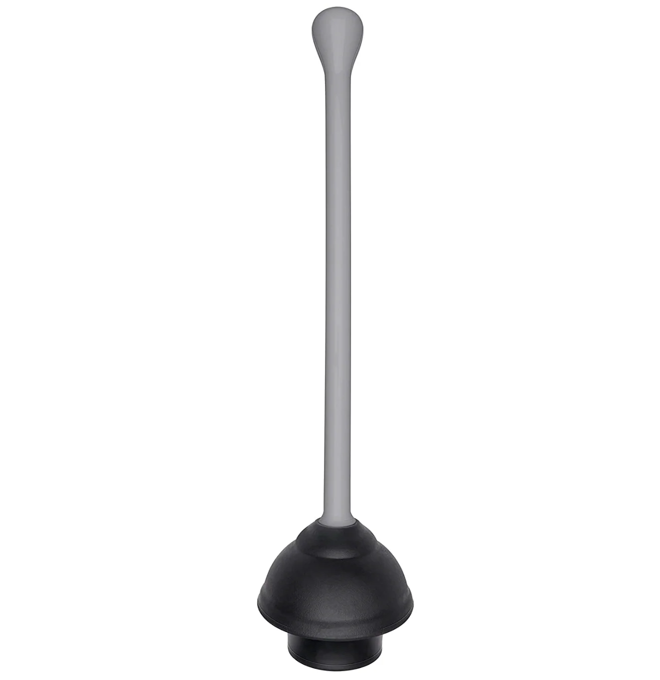 OXO Good Grips Toilet Plunger with Holder - Gray - Image 2