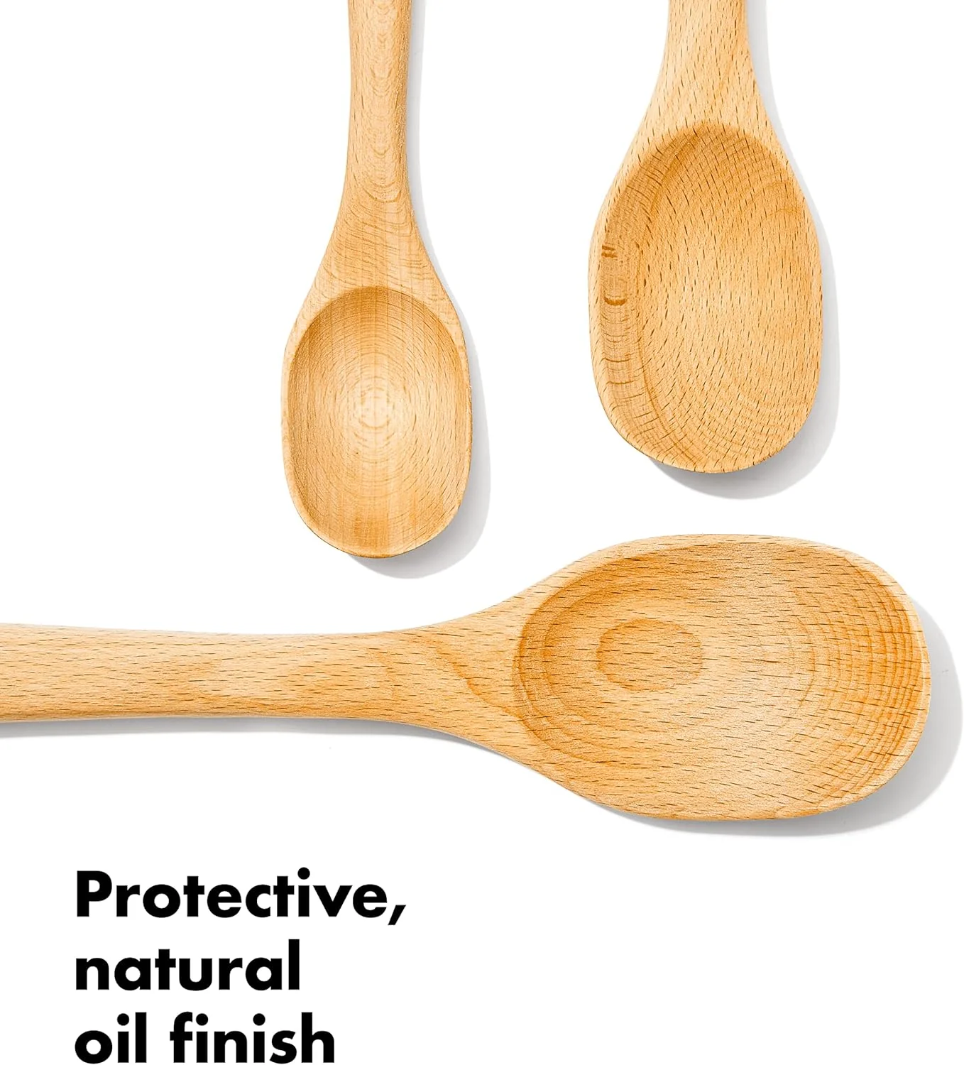 OXO Good Grips Wooden Spoon Set – 3-Piece - Image 2