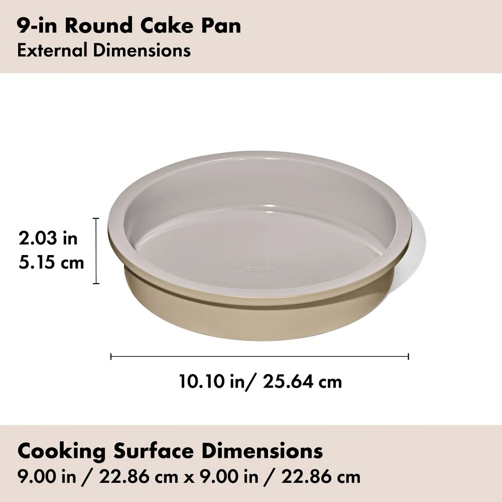 Oxo Non-Stick Pro Ceramic Coated Metal Bakeware – 9" Round - Image 2