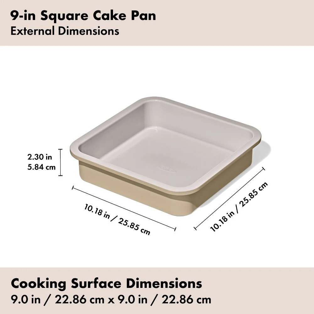 Oxo Non-Stick Pro Ceramic Coated Metal Bakeware – 9" Square - Image 3