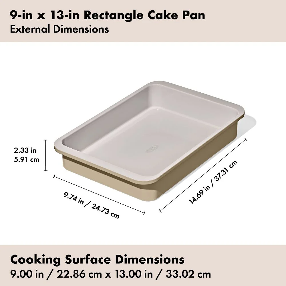 Oxo Non-Stick Pro Ceramic Coated Metal Bakeware –  9" x 13" - Image 4