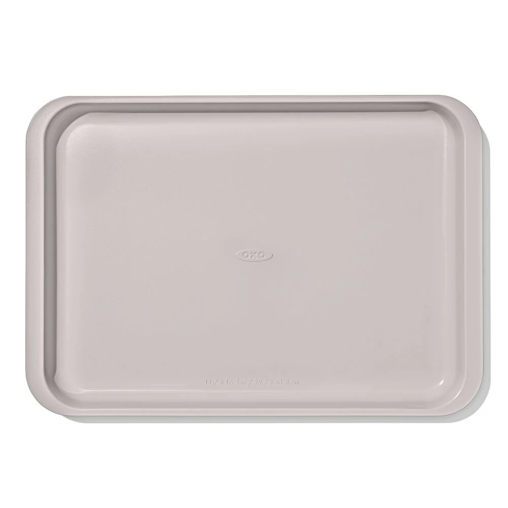 Oxo Non-Stick Pro Ceramic Coated Metal Half Sheet Pan - 13.4" x 19" – Biscuit - Image 4