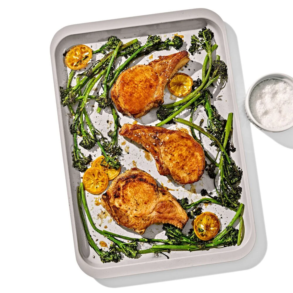 Oxo Non-Stick Pro Ceramic Coated Metal Half Sheet Pan - 13.4" x 19" – Biscuit - Image 8