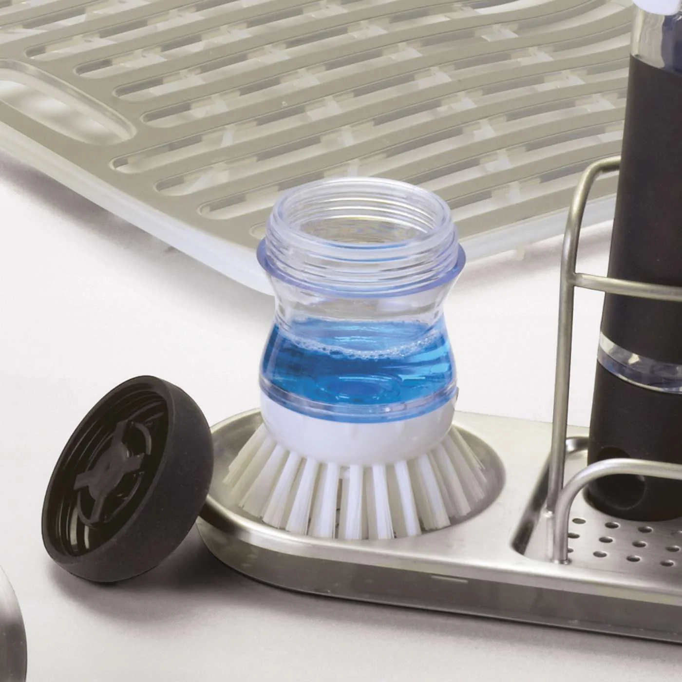 OXO Soap Dispensing Palm Brush - Image 4
