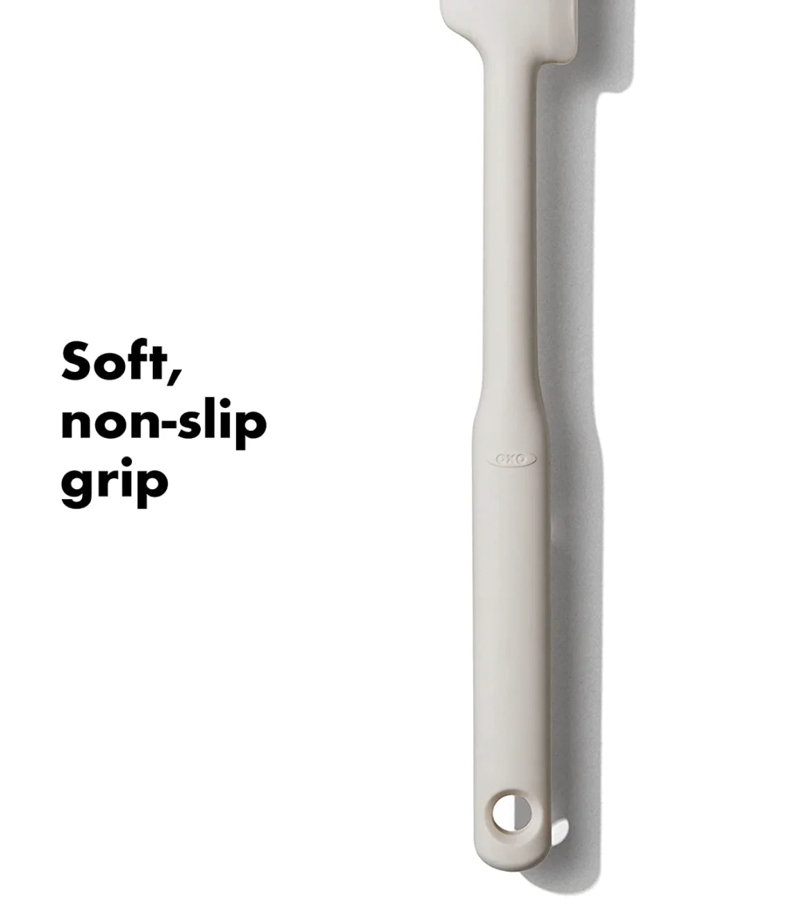 OXO Silicone Jar Spatula - Oat - Image 4