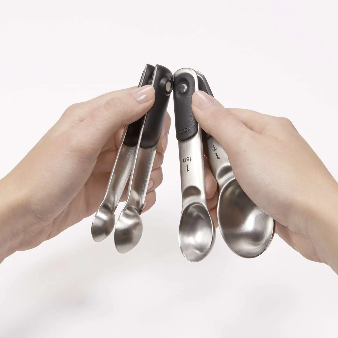 OXO Stainless Steel Measuring Spoons - Set of 4 - Image 2