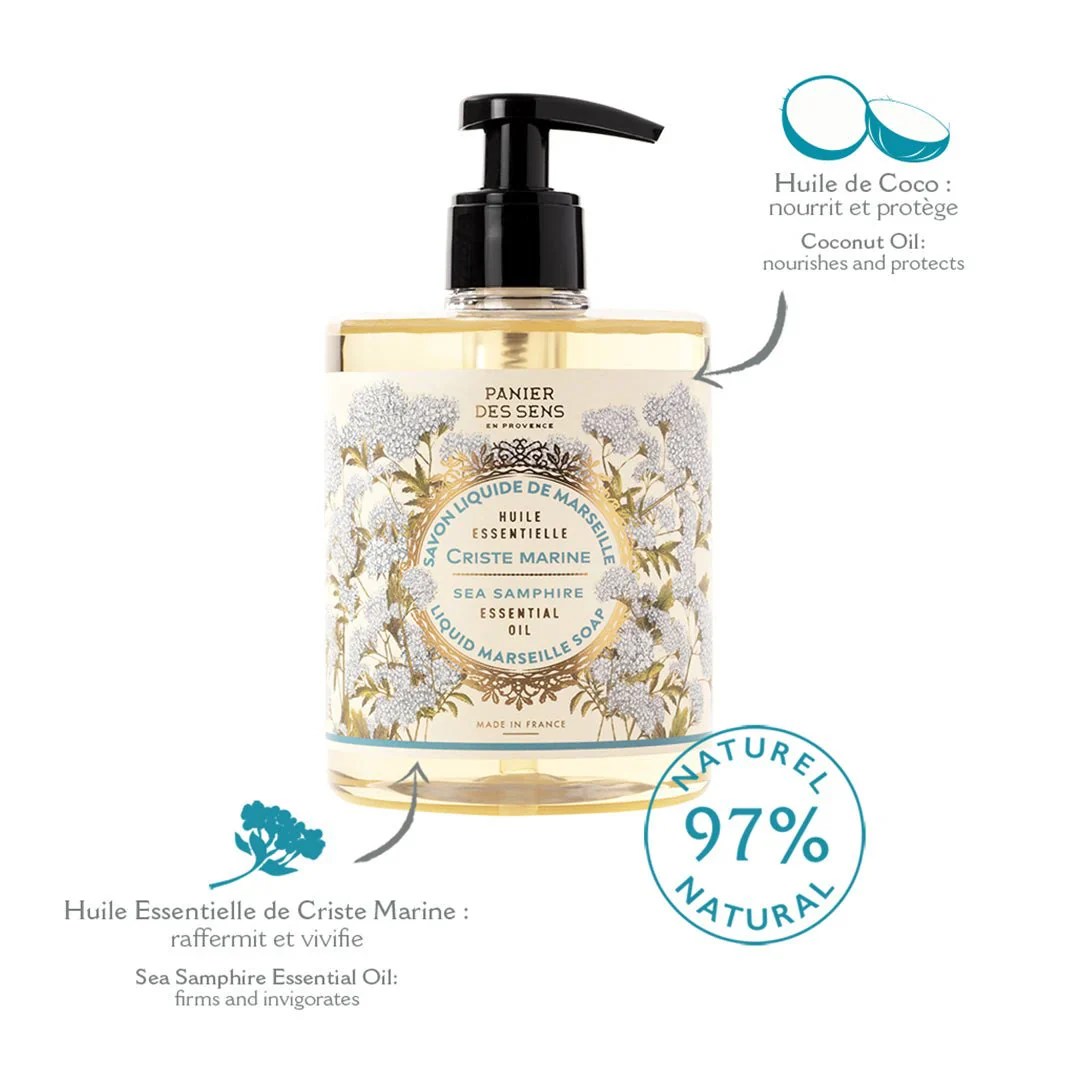 Panier Des Sens Liquid Marseille Soap – Sea Samphire - 16.9oz. - Image 2