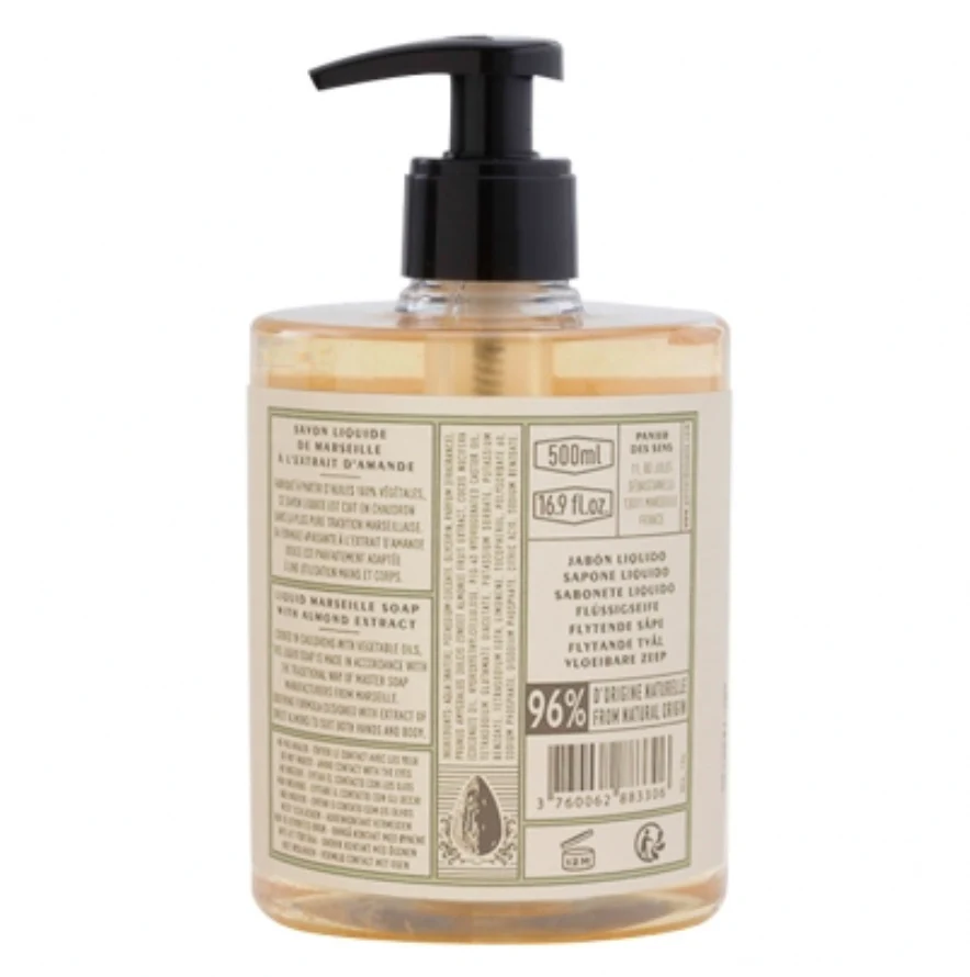 Panier Des Sens Liquid Marseille Soap – Soothing Almond - 500ML - Image 2