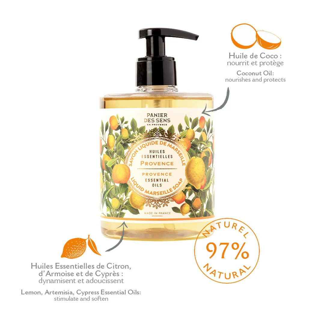 Panier Des Sens Liquid Marseille Soap – Soothing Provence - 16.9oz. - Image 3