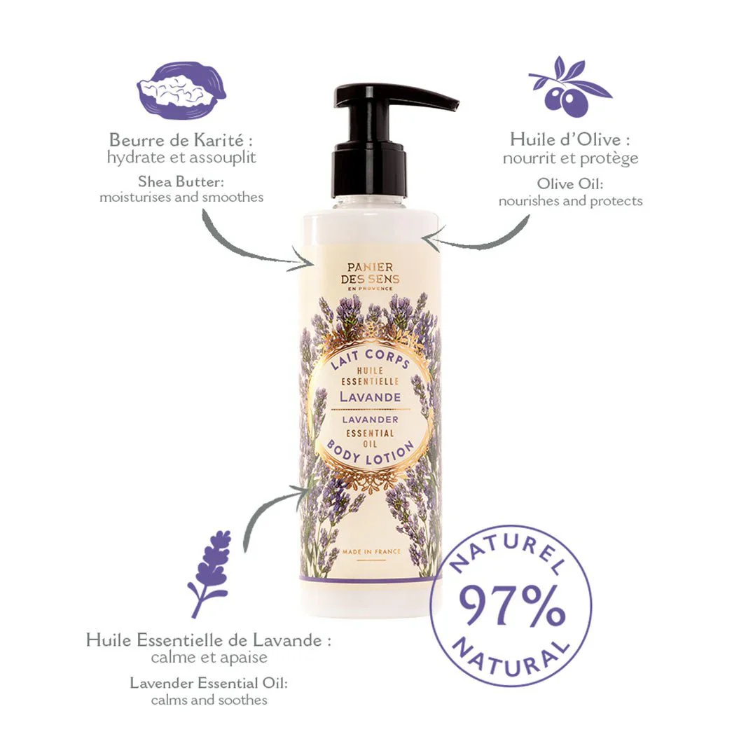 Panier Des Sens Shea Butter Body Lotion – Relaxing Lavender - 8.5oz - Image 2