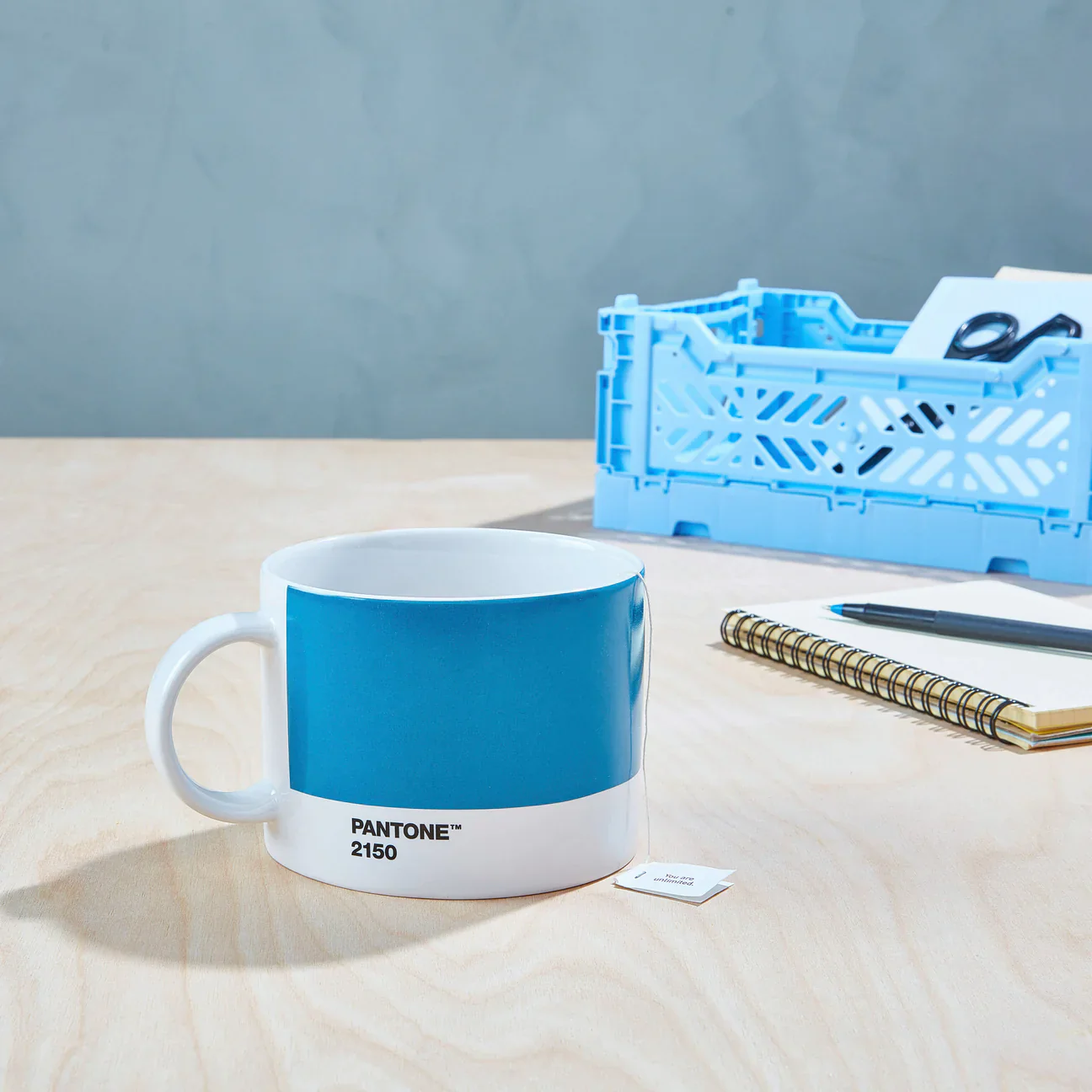 PANTONE Tea Cup – 16 oz. – Blue – 2150 - Image 2