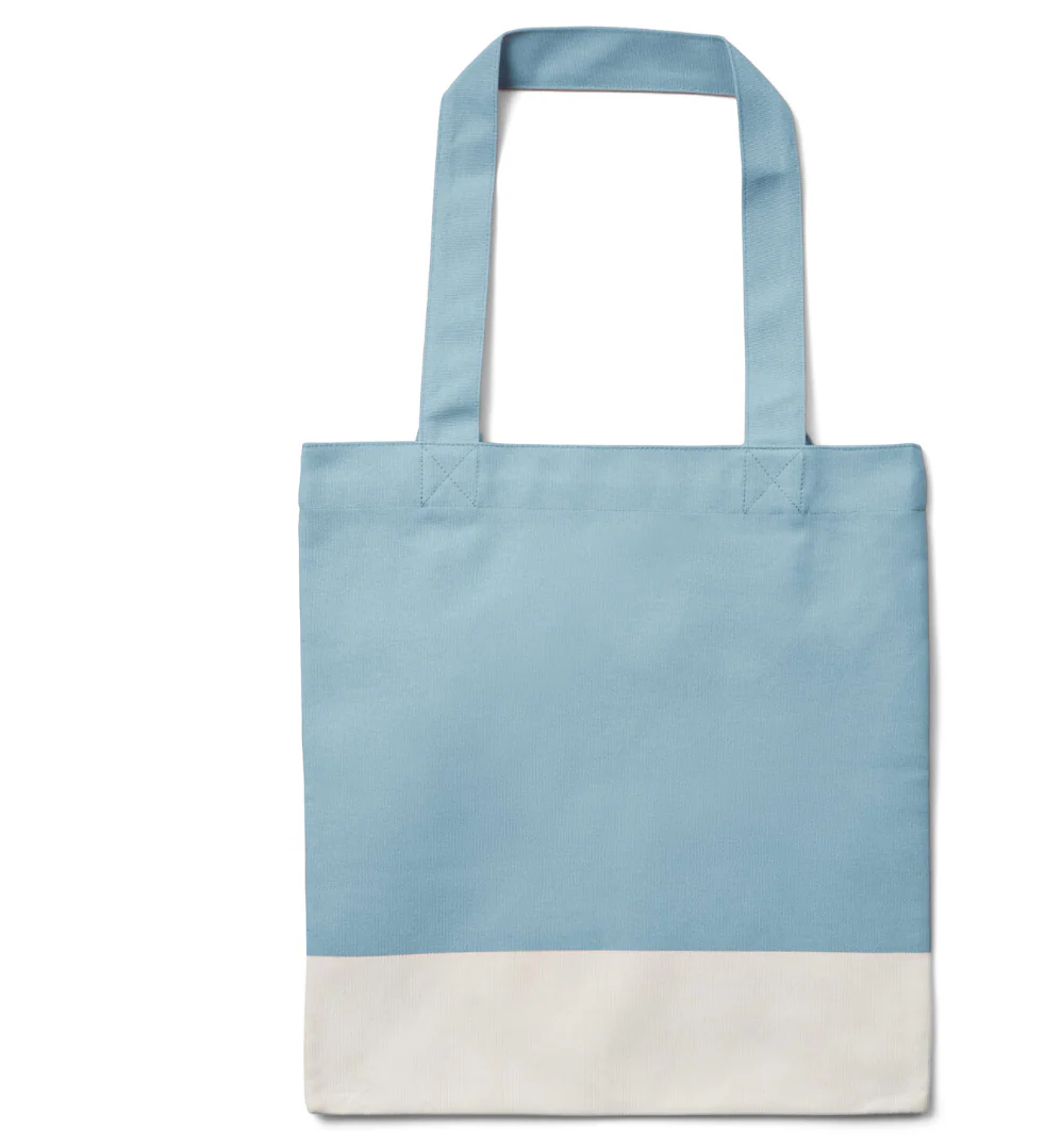 PANTONE Canvas Tote Bag – Light Blue 550 - Image 2
