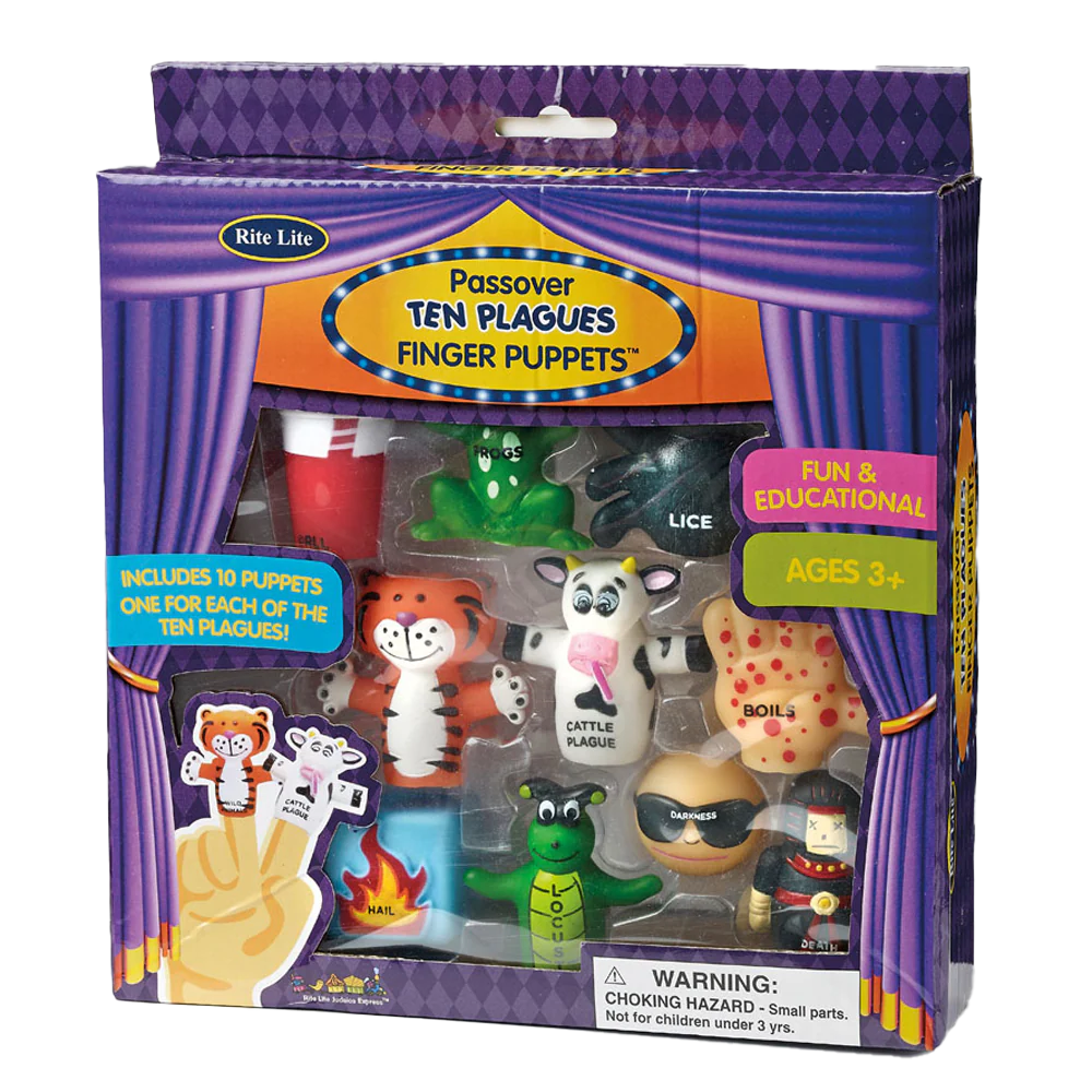 Passover 10 Plague Finger Puppets