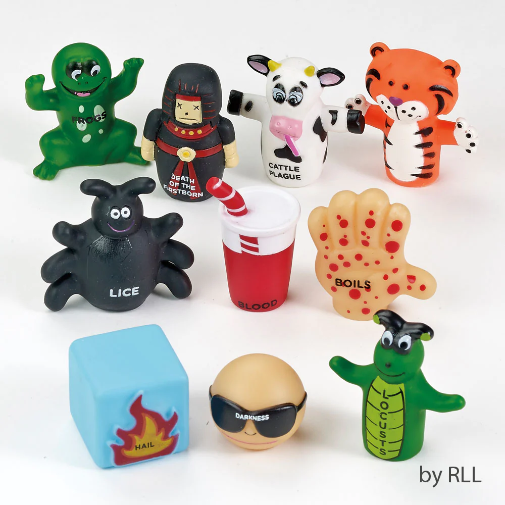Passover 10 Plague Finger Puppets - Image 3