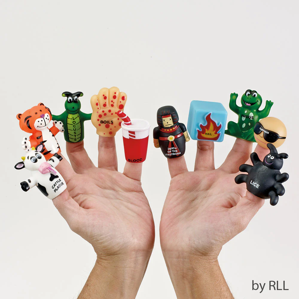 Passover 10 Plague Finger Puppets - Image 4