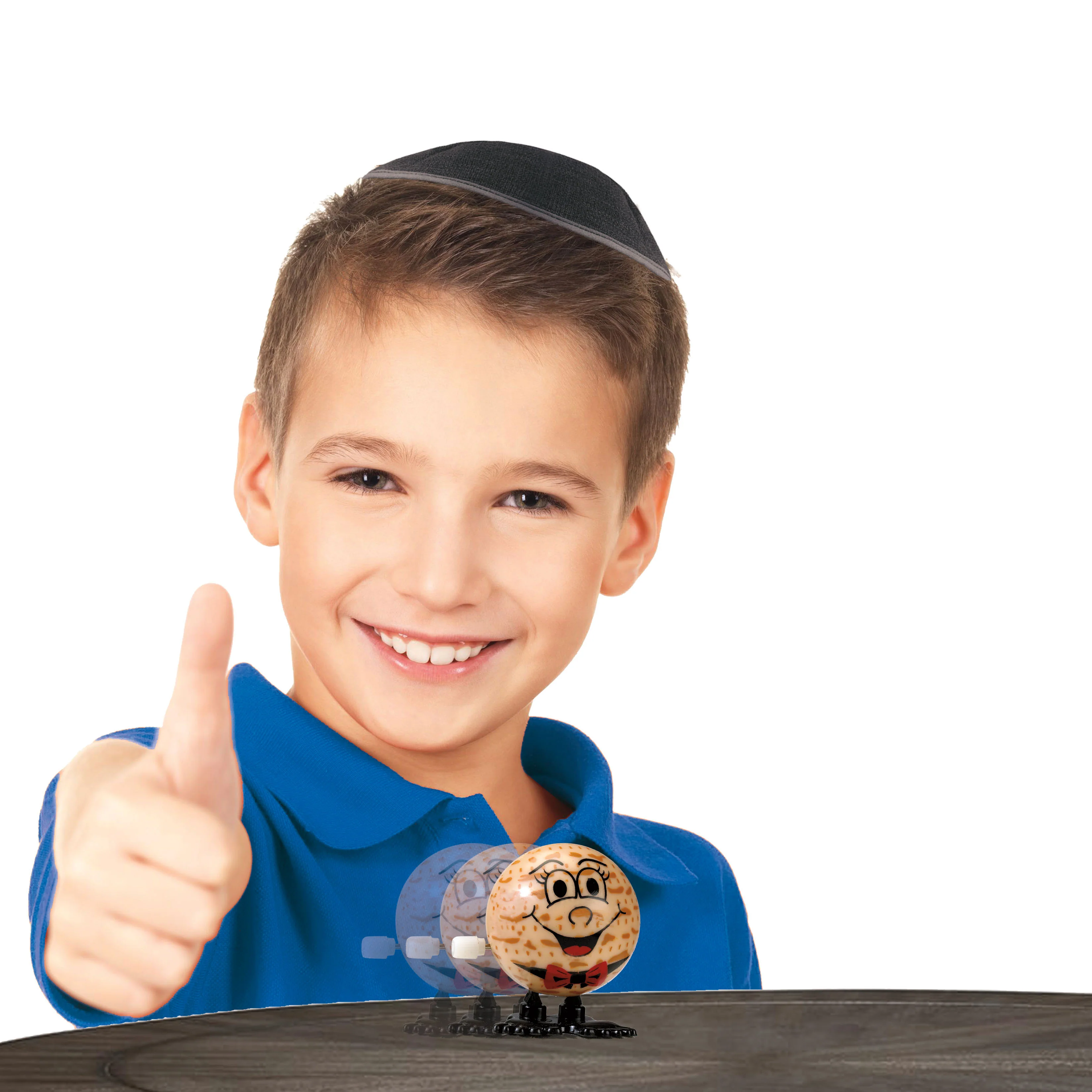 Passover Wind Up Jumping Matzah Ball Toy - Image 2
