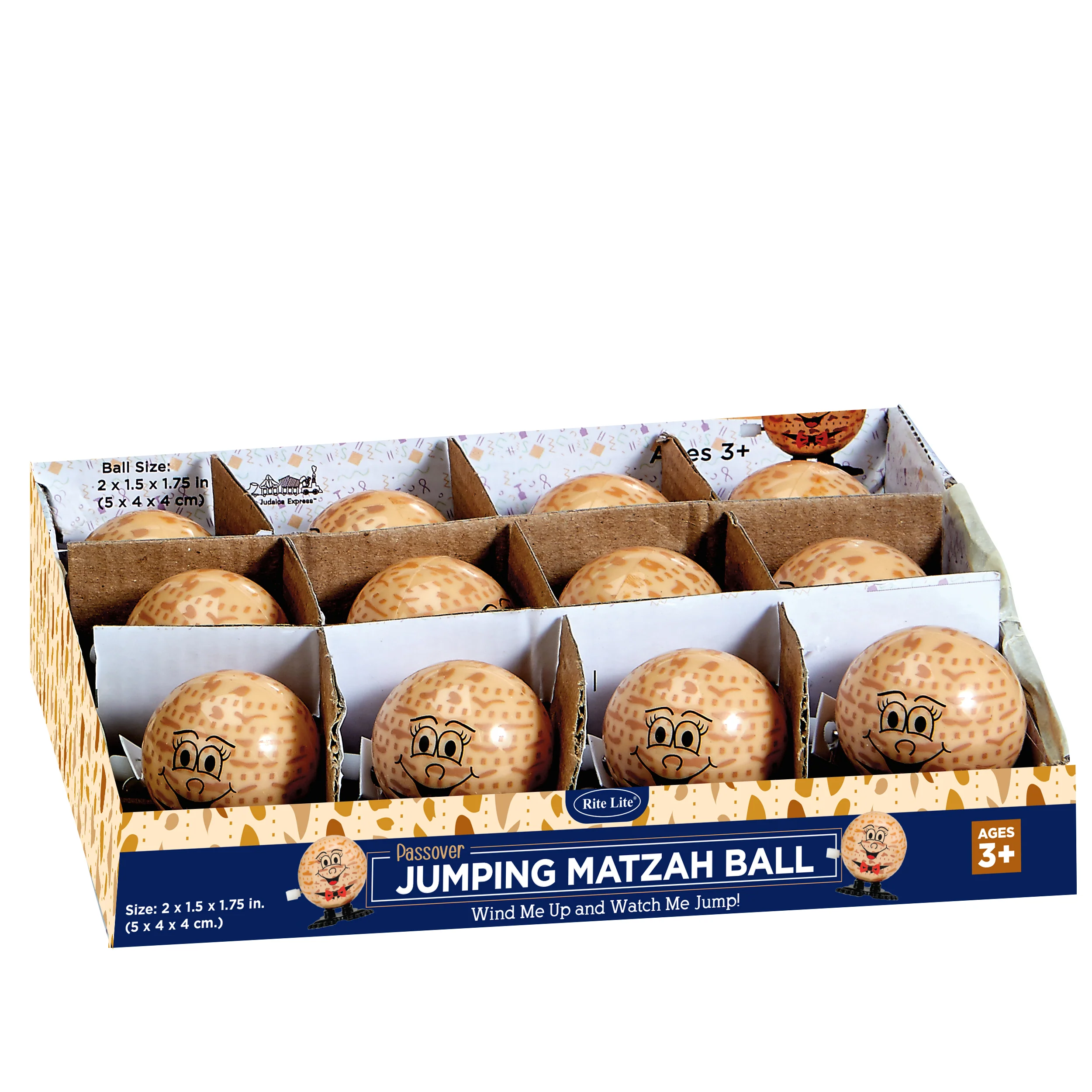 Passover Wind Up Jumping Matzah Ball Toy - Image 3