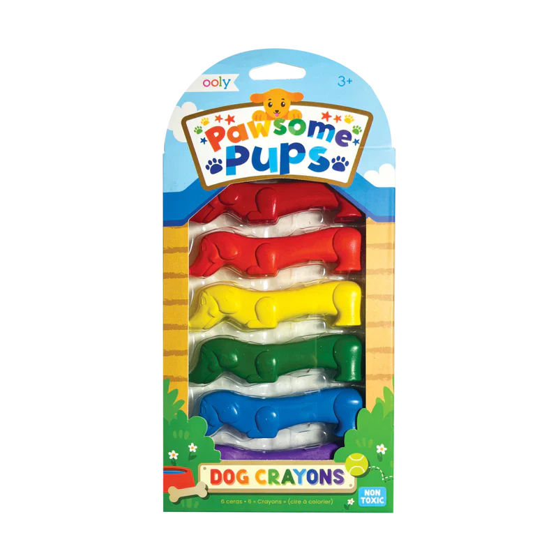Pawsome Pups Dog Crayons – Set of 6 - Image 2