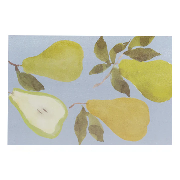 Pear Tempered Glass Charcuterie Board – 12" x 8"