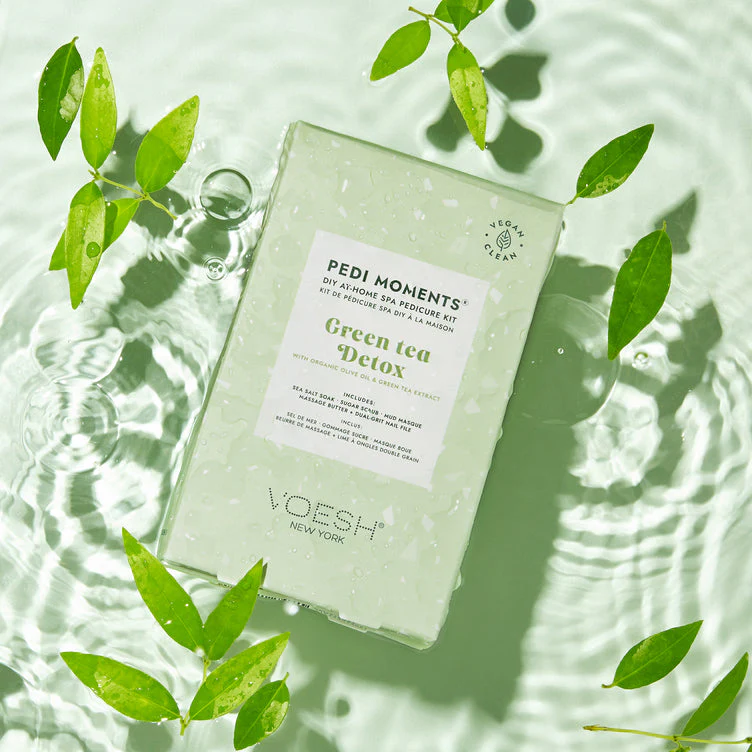 Voesh Pedi Moments Revitalizing At-Home Pedicure Kit – Green Tea Detox - Image 2