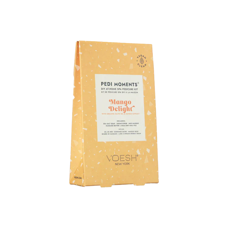 Voesh Pedi Moments Revitalizing At-Home Pedicure Kit – Mango Delight