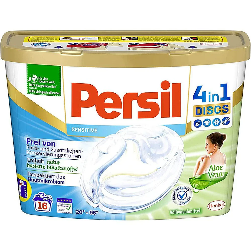Persil Sensitive 4 in 1 Discs β 16 load β Imported from Germany