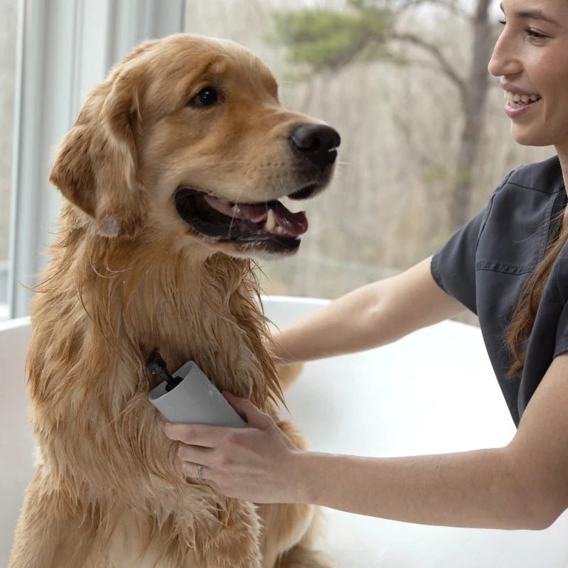Pet 2-In-1 Shampoo-Dispensing Bath Brush - Image 7