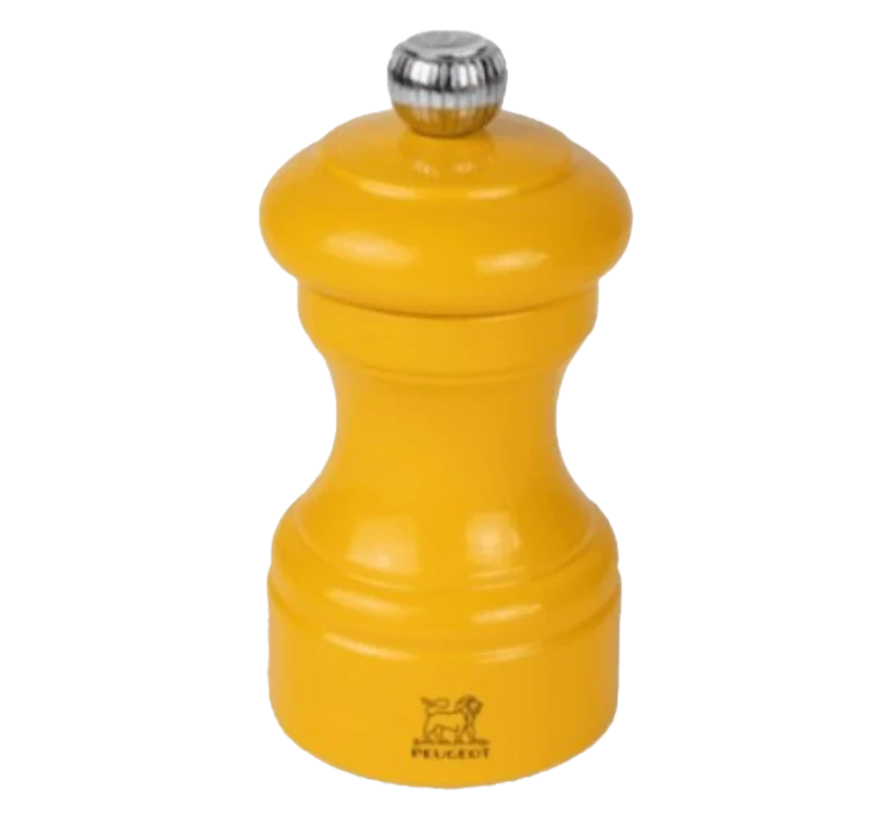 Peugeot Bistro Manual Gloss Painted Wood Pepper Mill – Yellow  – 4"