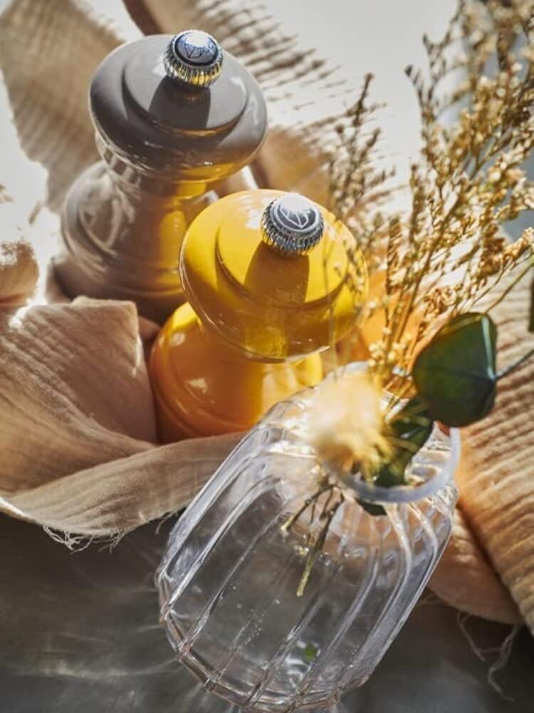 Peugeot Bistro Manual Gloss Painted Wood Pepper Mill – Yellow  – 4" - Image 5