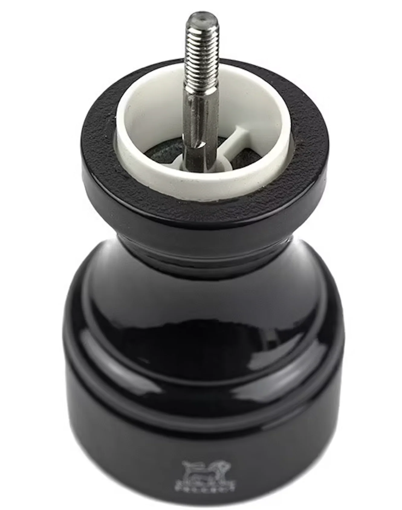 Peugeot Bistro Manual Gloss Painted Wood Pepper Mill – Black  – 4" - Image 2
