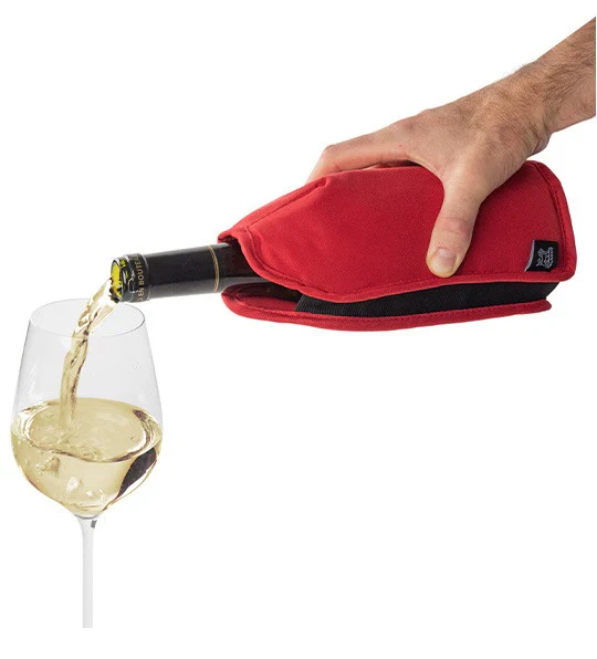 Peugeot Frizz Expandable Wine Cooling Sleeve – Red - Image 2