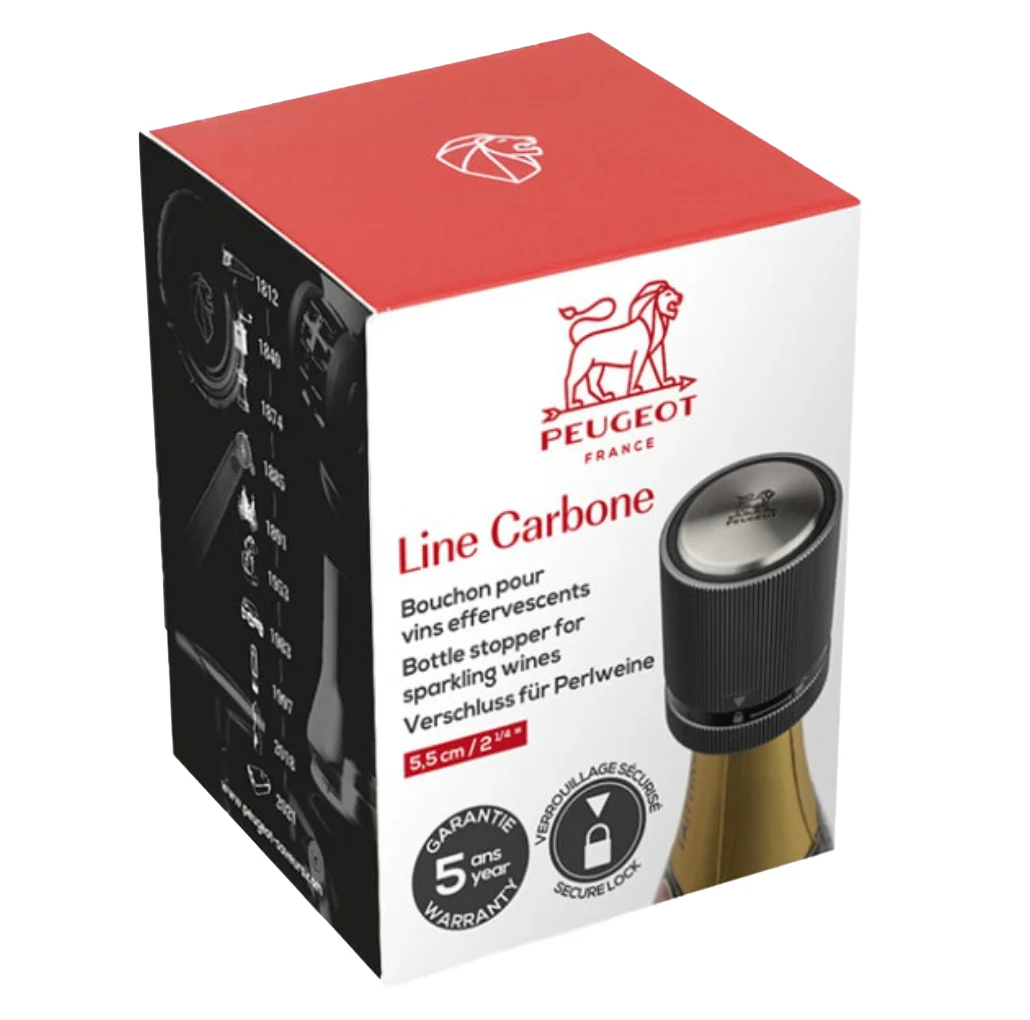 Peugeot - Line Carbon Champagne Stopper for Sparkling Wines - Image 2