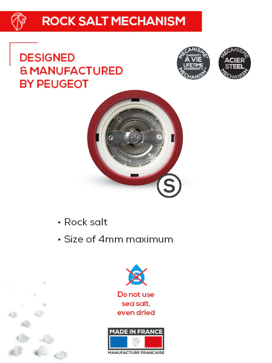 Peugeot – Line u'Select Electric Rechargeable 15 cm Salt Mill - Image 6