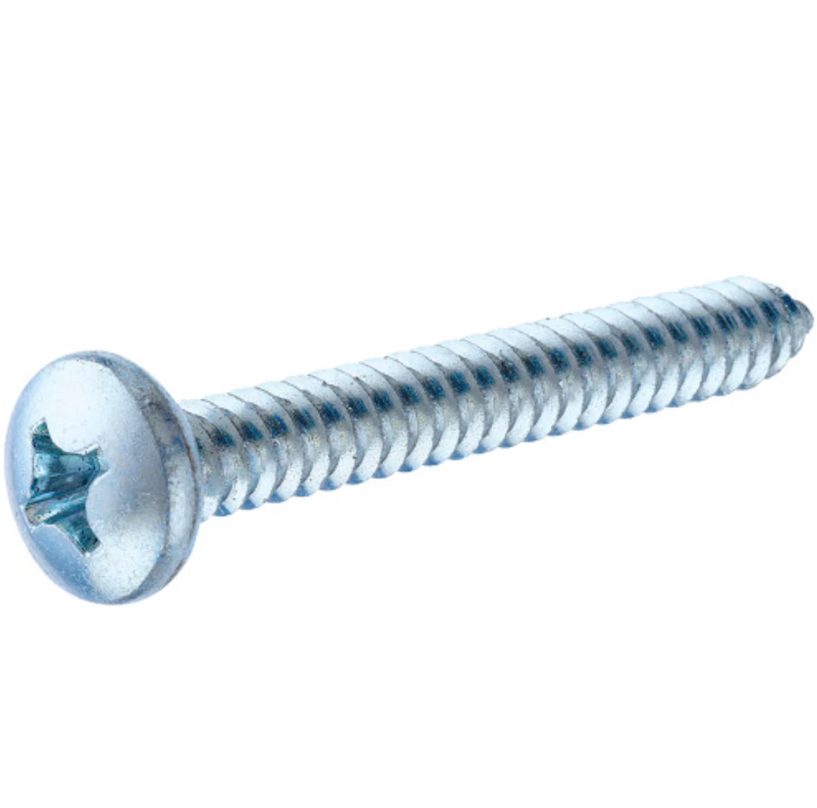 Phillips Zinc Pan Head Sheet Metal Screws β #8 x 2.5In. β 10 Pack