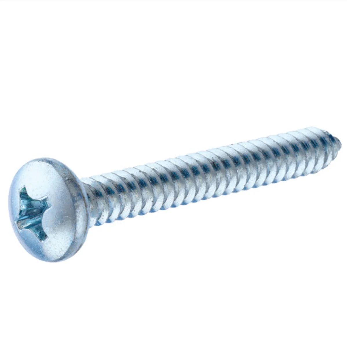 Phillips Zinc Pan Head Sheet Metal Screws โ #8 x 2In. โ 10 Pack