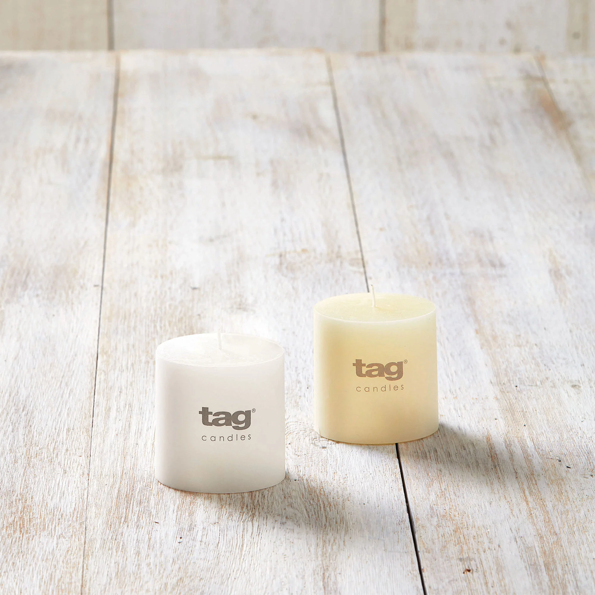 Pillar Candle – 3x3 – White - Image 2