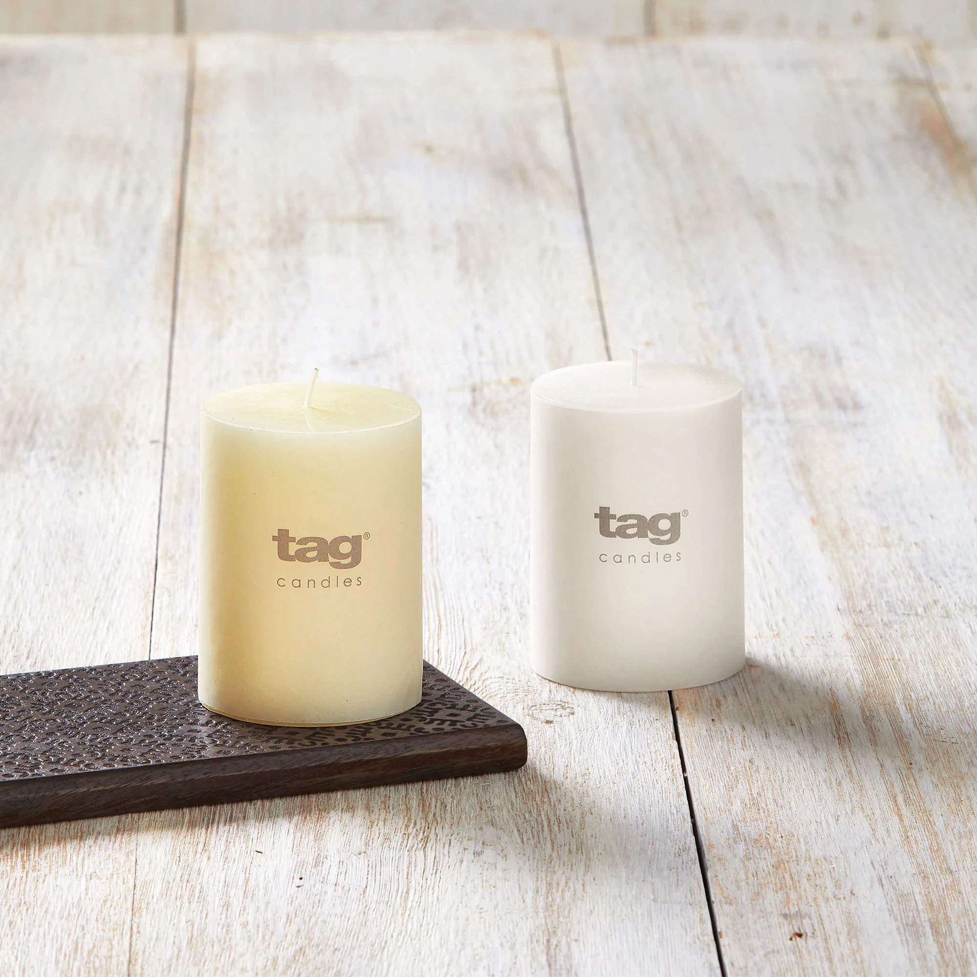 Pillar Candle β 3x4 β Ivory - Image 2