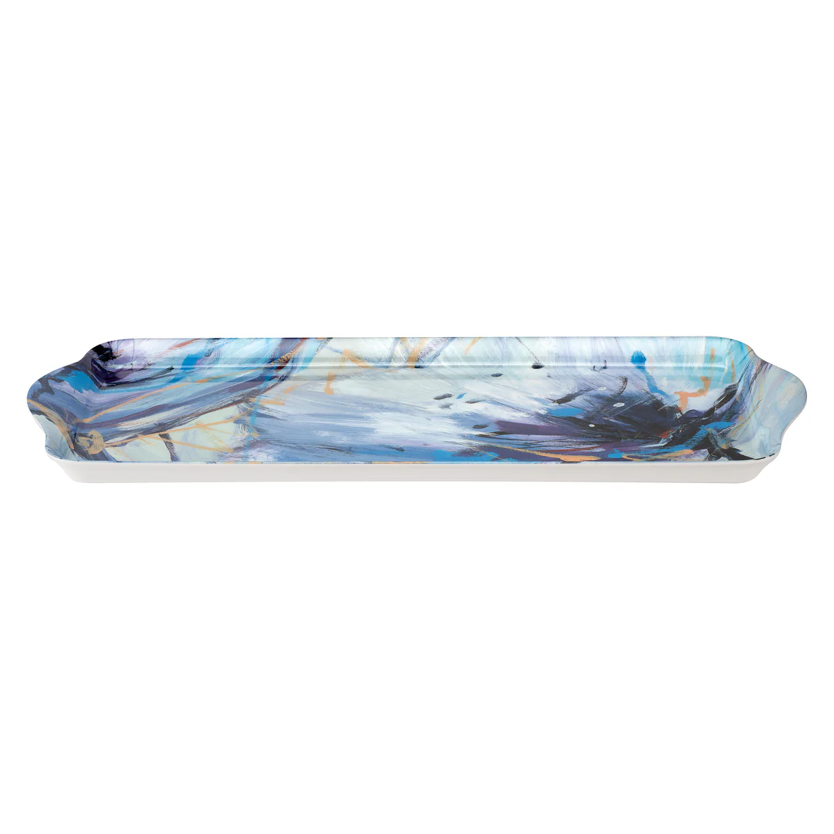 Pimpernel Blooms in Lilac Sandwich Tray – 15.25 x 6.5" - Image 2