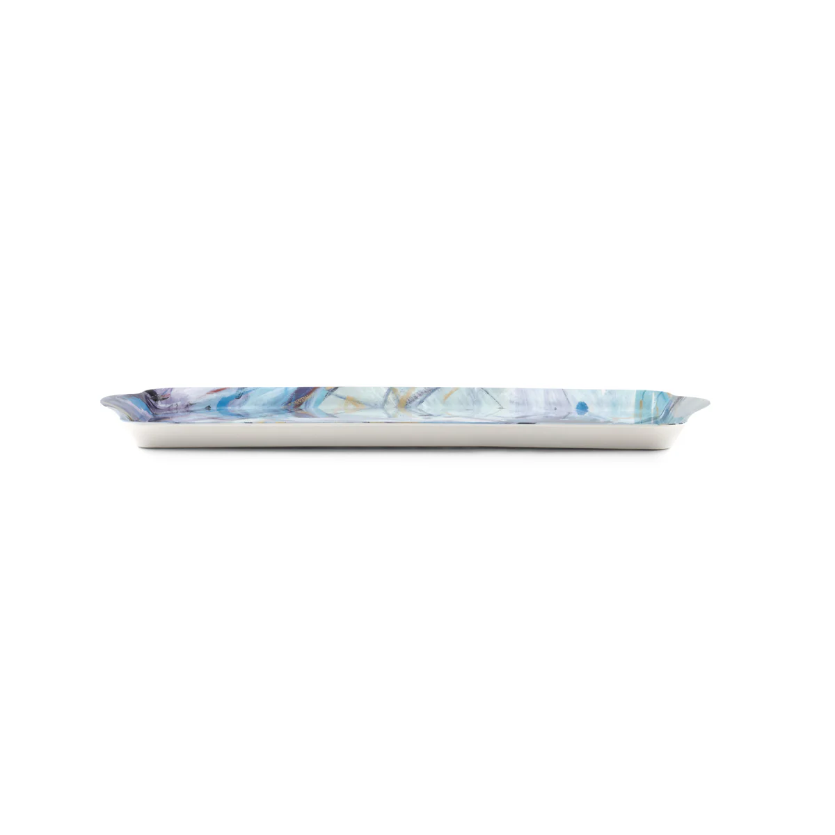 Pimpernel Blooms in Lilac Sandwich Tray – 15.25 x 6.5" - Image 3