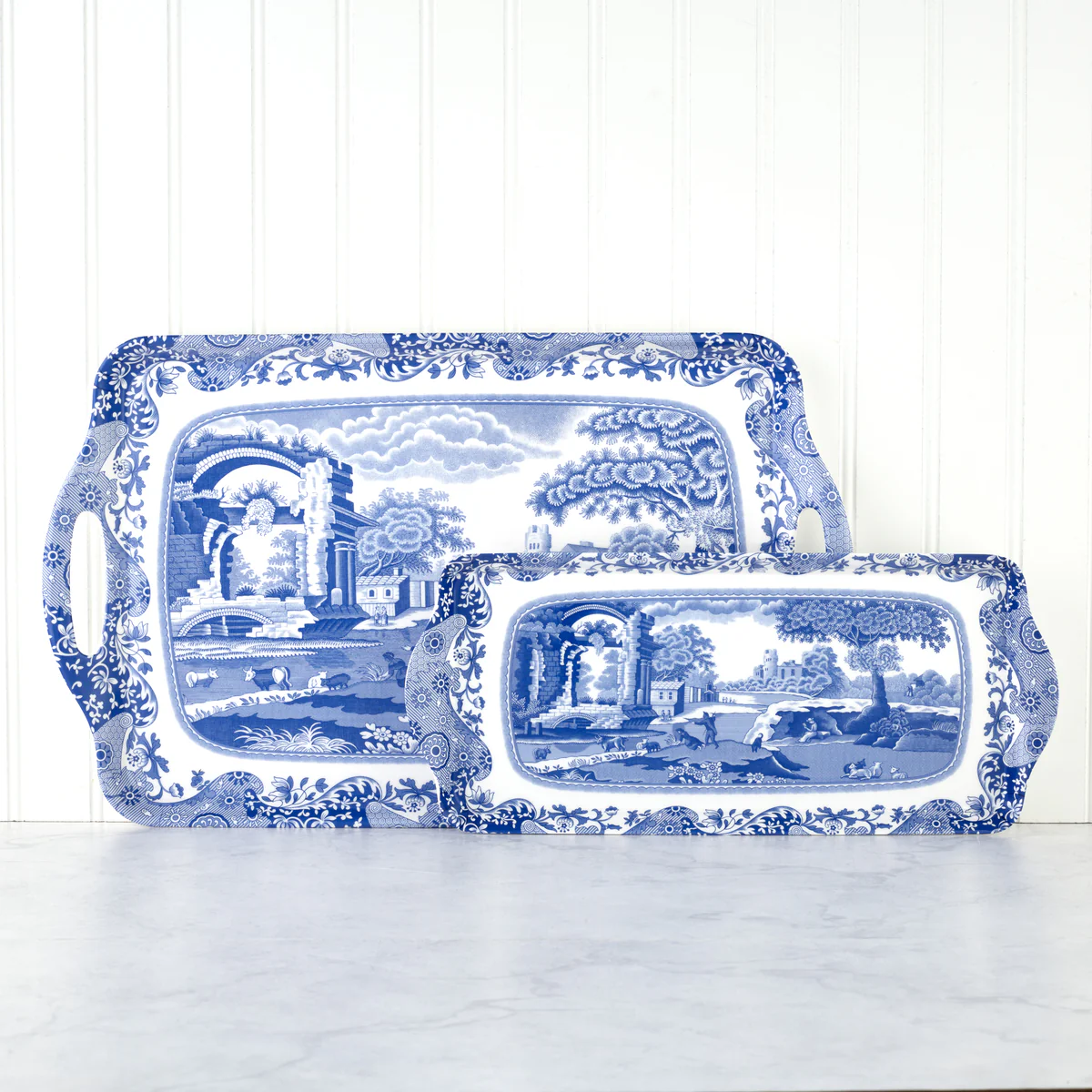 Pimpernel Spode Blue Italian Sandwich Tray – 15.25 x 6.5" - Image 3
