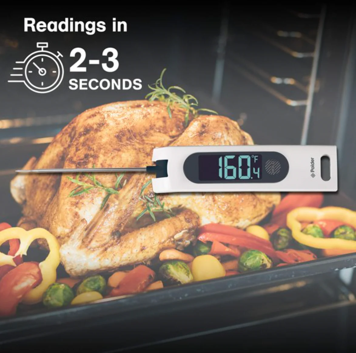 Polder Sous Chef Rapid Read Thermometer - Image 7