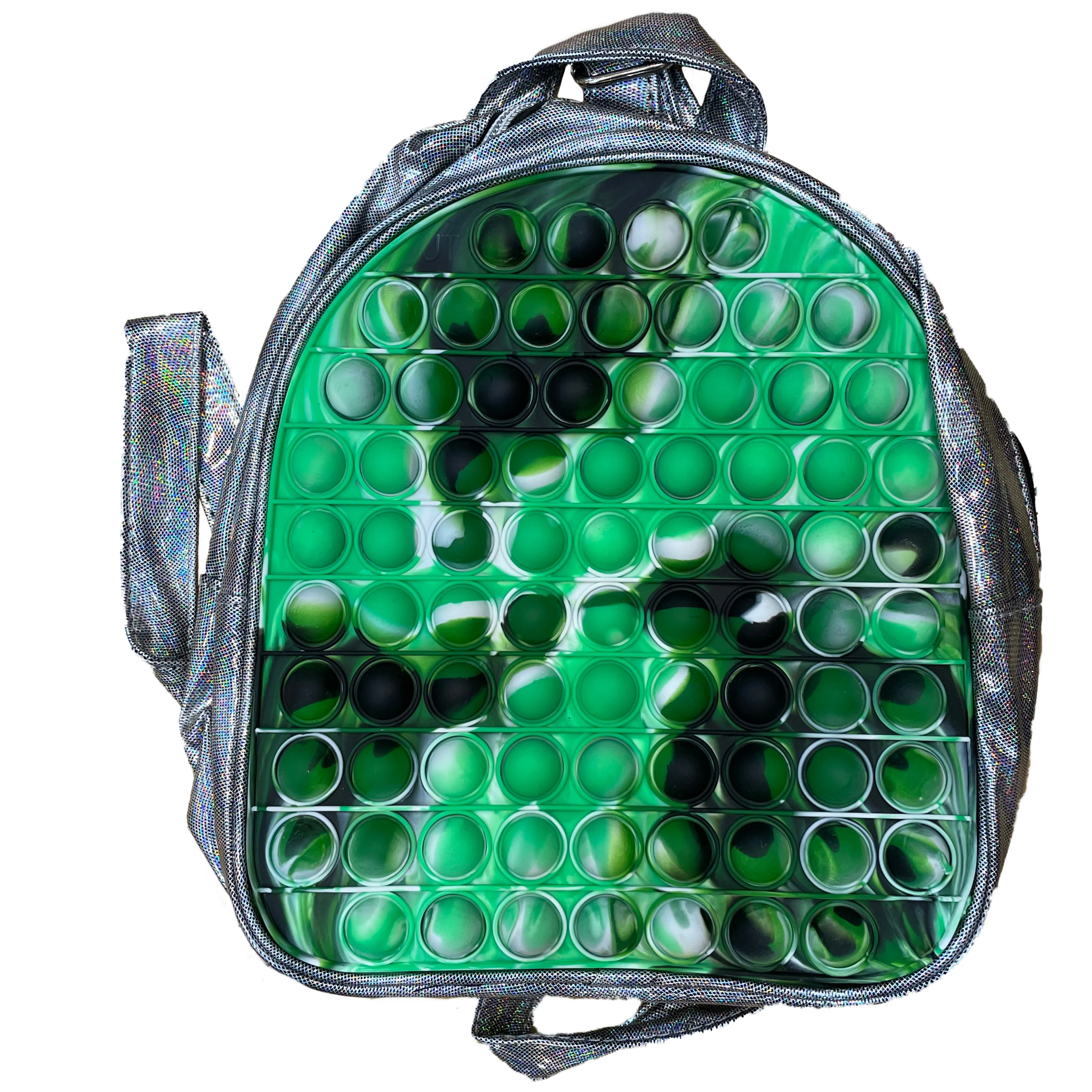 Pop Bubble Fidget Silicon Backpack – Assorted Colors - Image 4