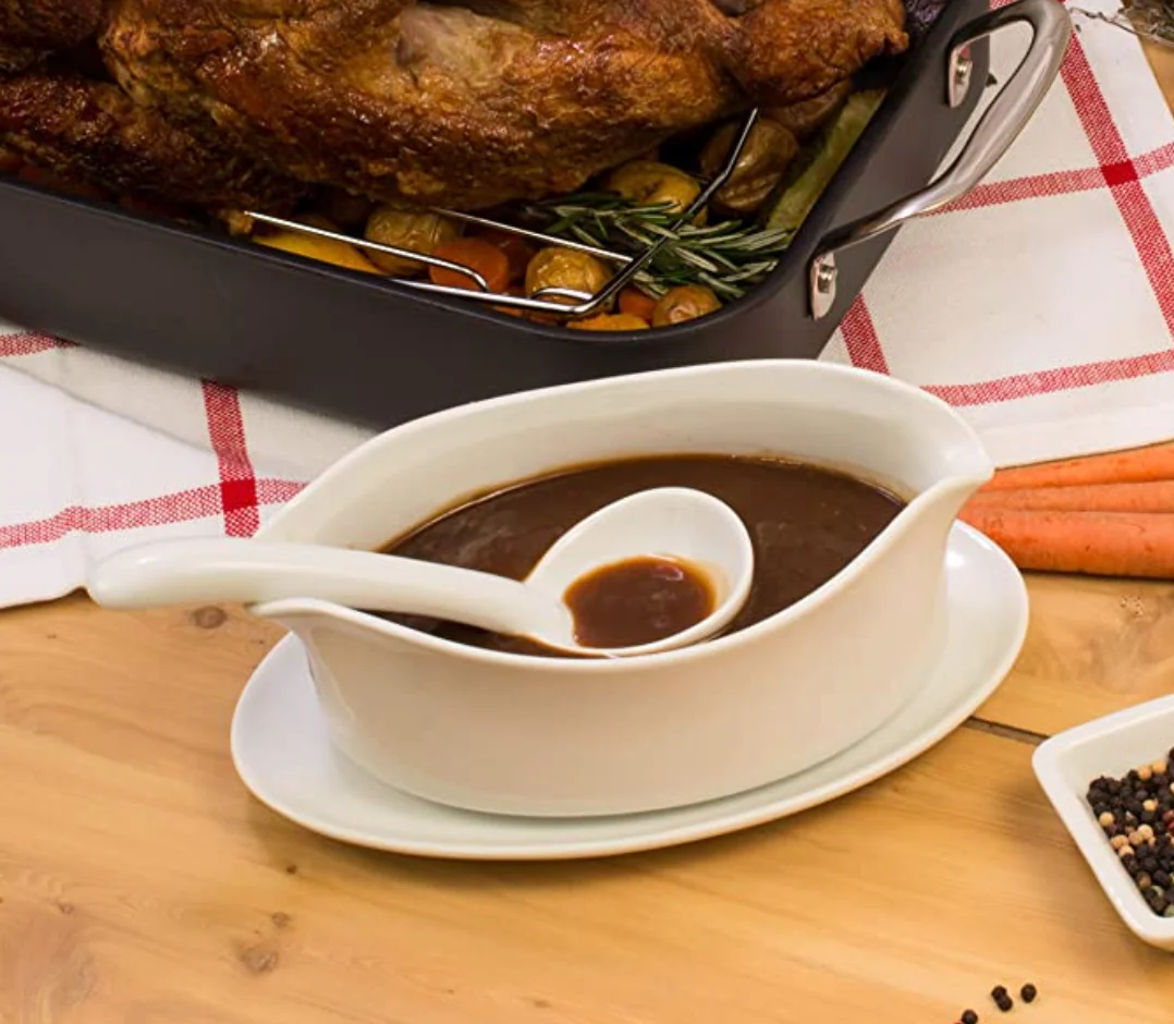 Porcelain Gravy Ladle - Image 2