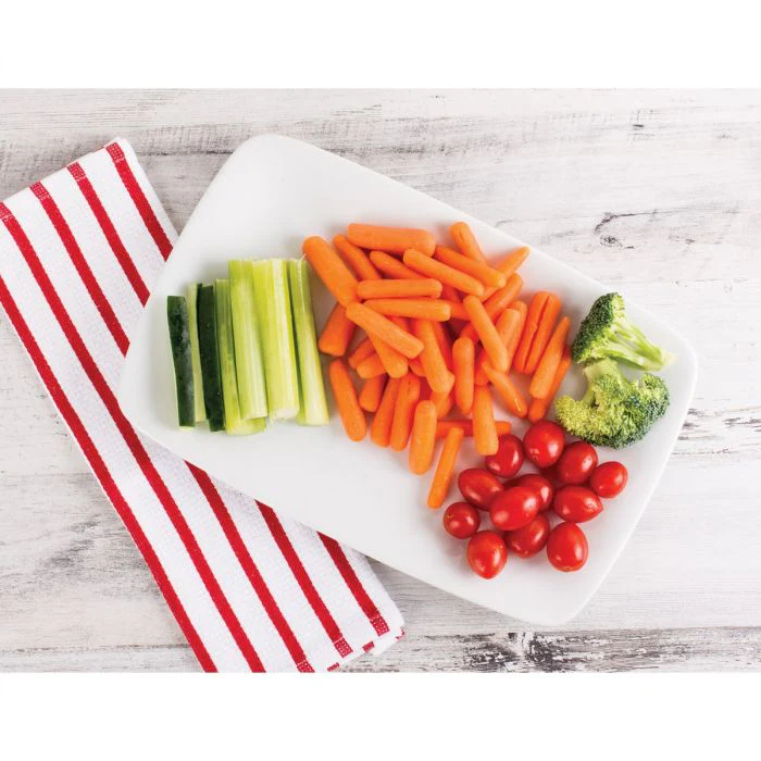 Porcelain Rectangular Platter – White – 10.25 - Image 4