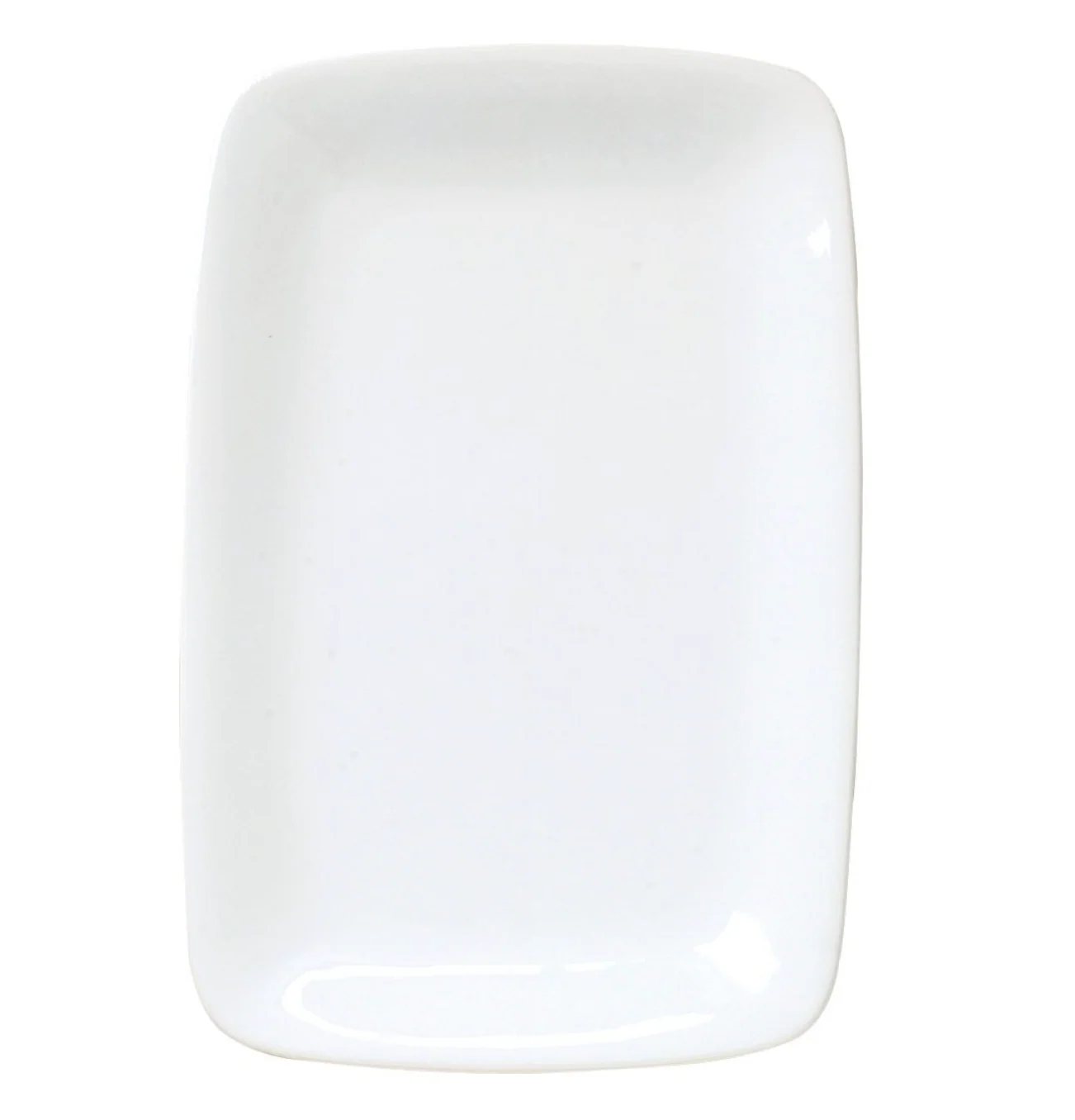 Porcelain Rectangular Platter – White – 12.25"