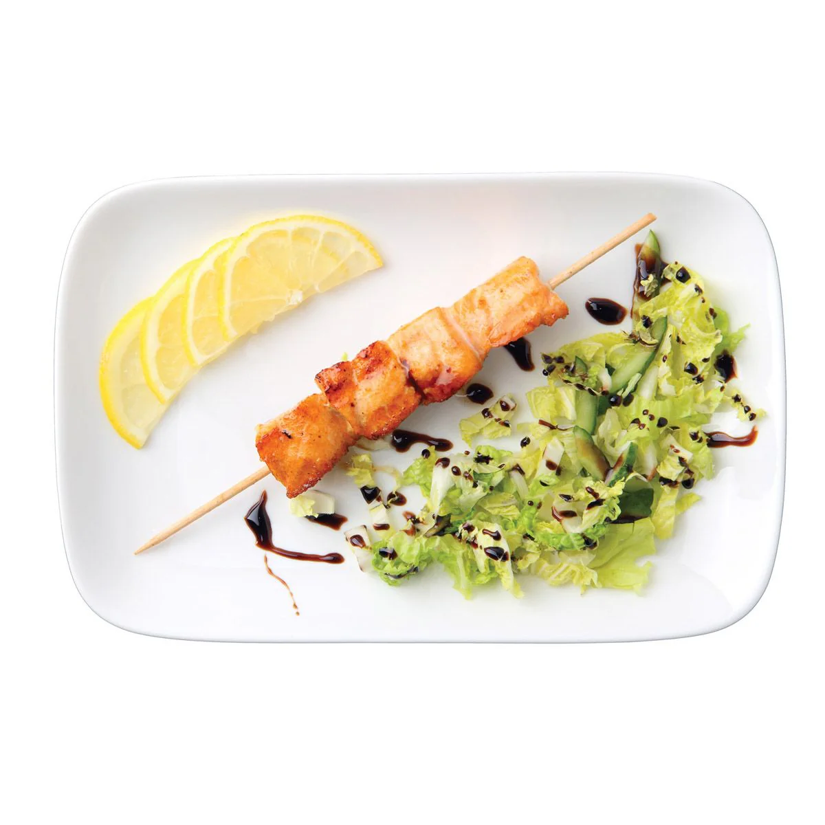 Porcelain Rectangular Platter – White – 12.25" - Image 2